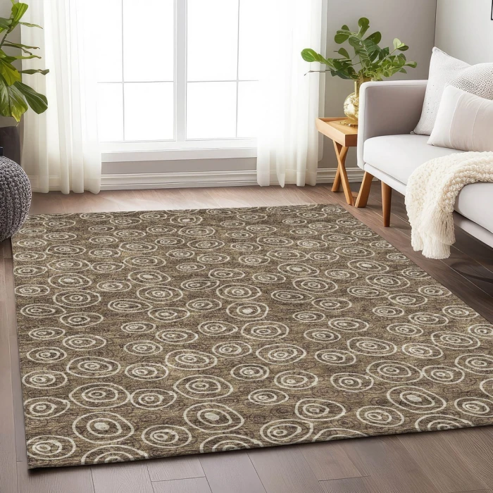 Addison Mayfield Brown AMF728 8ft. x 10ft. Rect. Rug
