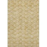 Addison Mayfield Gold AMF728 - 8ft. Round Rug