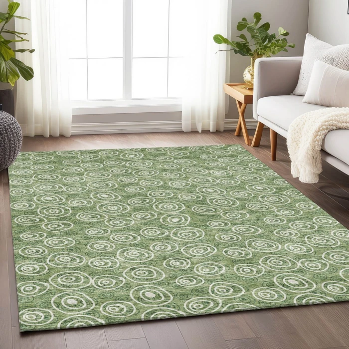 Addison Mayfield Green AMF728 8ft. x 10ft. Rect. Rug