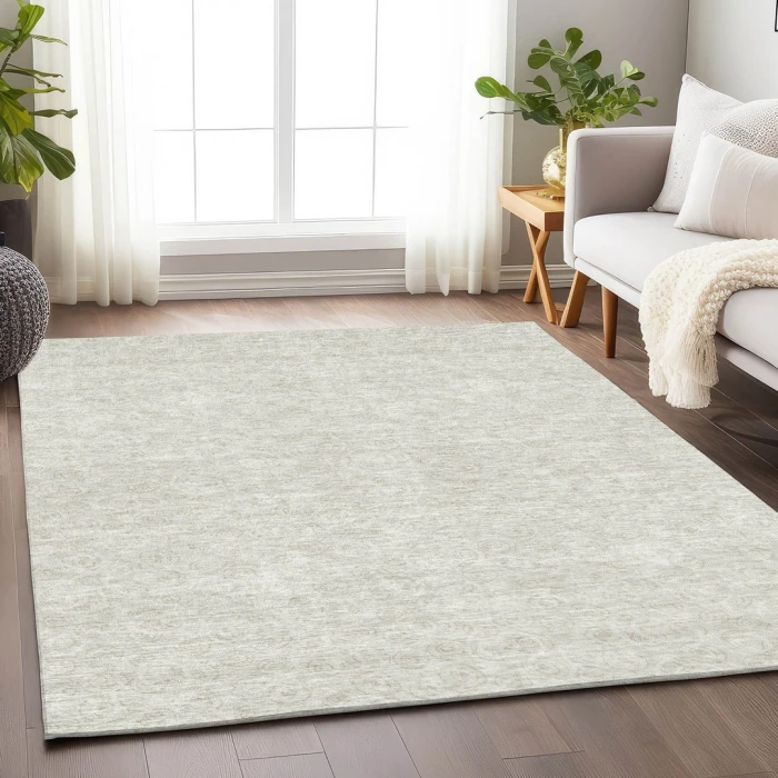 Addison Mayfield Ivory AMF728 - 8ft. Round Rug