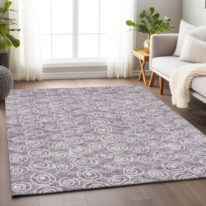 Addison Mayfield Purple AMF728 5ft. x 7ft. 6in. Rect. Rug