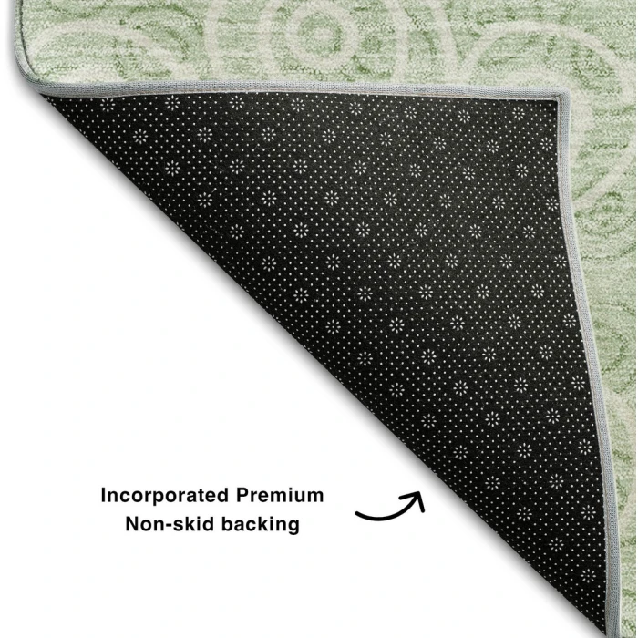 Addison Mayfield Green AMF728 2ft. 3in. x 7ft. 6in. Rect. Rug