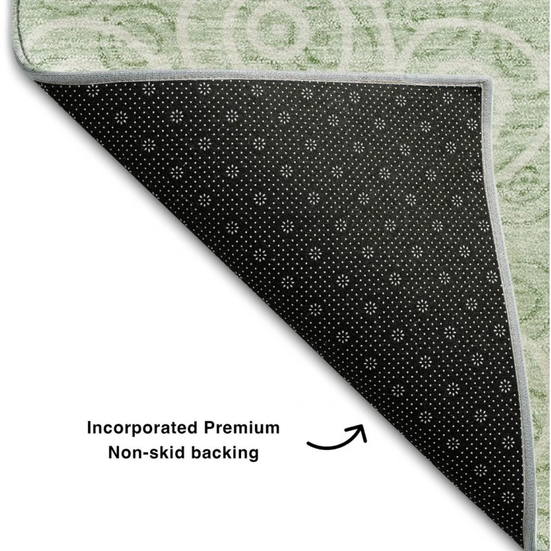 Addison Mayfield Green AMF728 - 8ft. Round Rug
