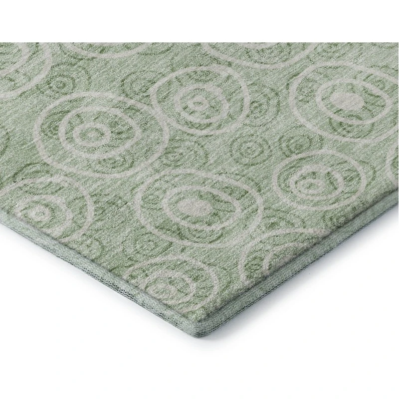 Addison Mayfield Green AMF728 - 8ft. Round Rug