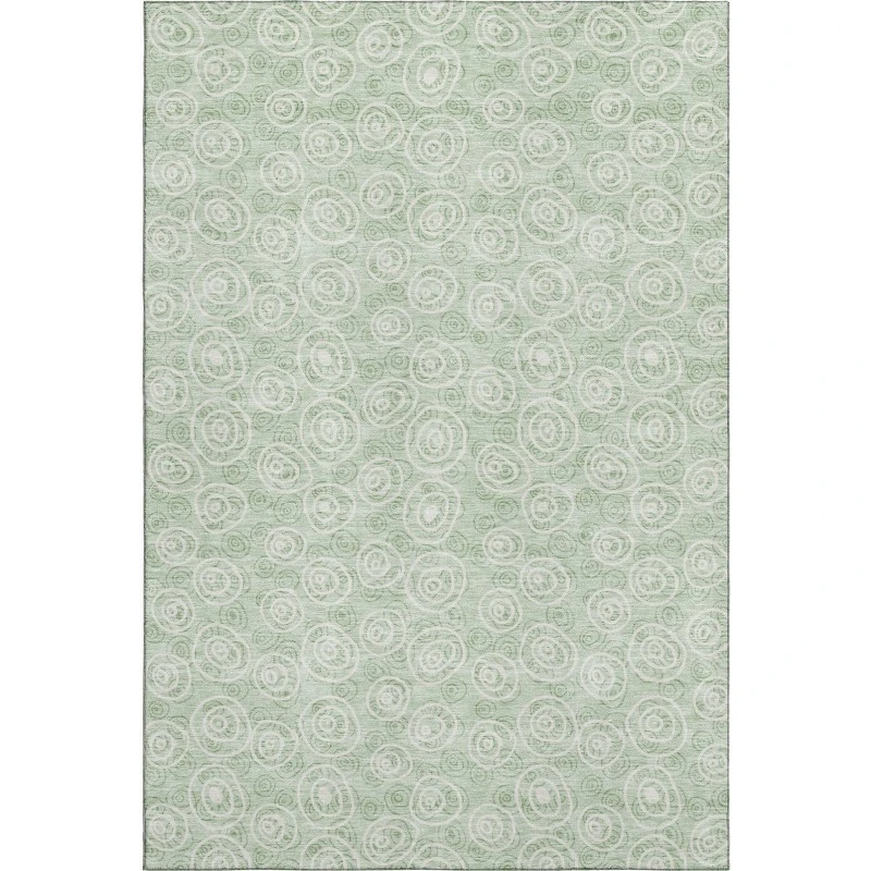 Addison Mayfield Green AMF728 - 8ft. Round Rug