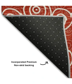 Addison Mayfield Red AMF728 8ft. x 10ft. Rect. Rug