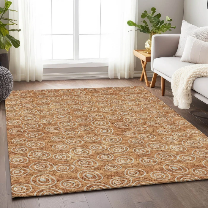 Addison Mayfield Orange AMF728 8ft. x 10ft. Rect. Rug