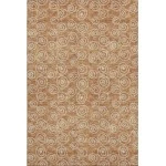 Addison Mayfield Orange AMF728 - 8ft. Round Rug
