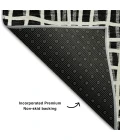 Addison Mayfield Black AMF729 - 8ft. Round Rug