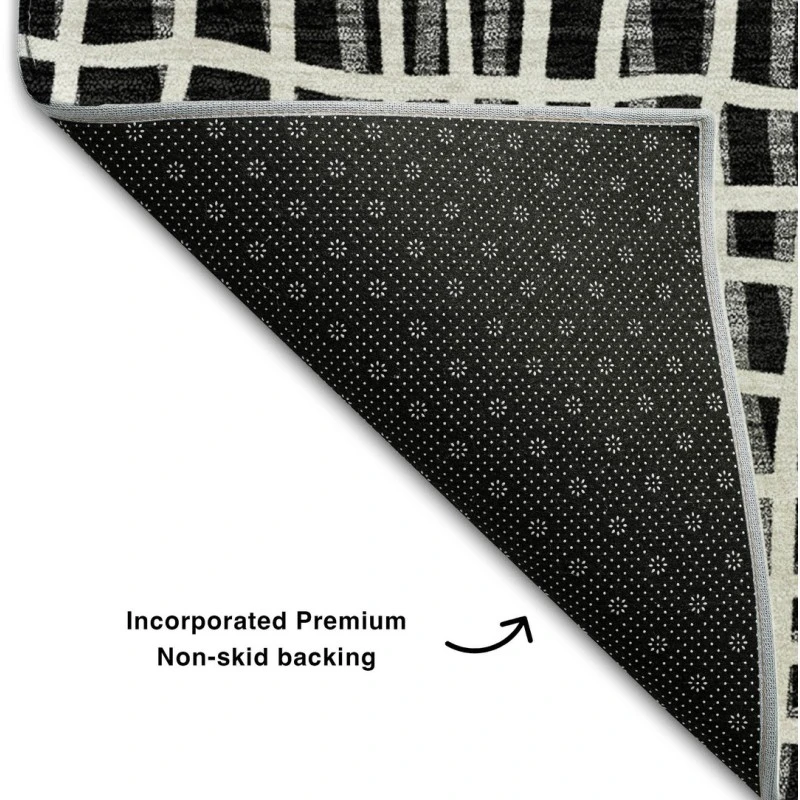 Addison Mayfield Black AMF729 5ft. x 7ft. 6in. Rect. Rug