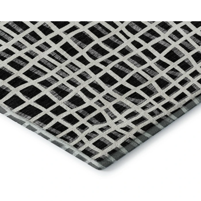 Addison Mayfield Black AMF729 - 8ft. Round Rug