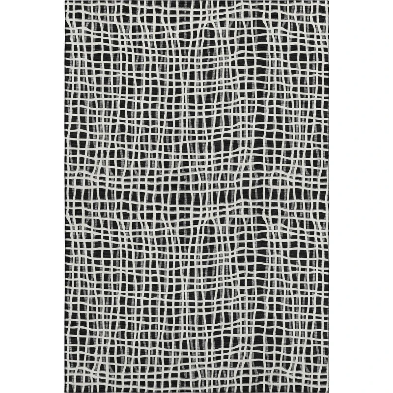 Addison Mayfield Black AMF729 5ft. x 7ft. 6in. Rect. Rug