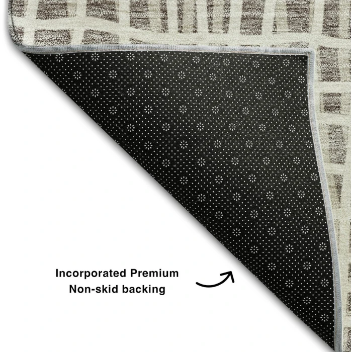 Addison Mayfield Brown AMF729 - 8ft. Round Rug