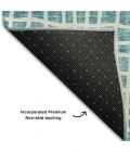 Addison Mayfield Teal AMF729 - 8ft. Round Rug