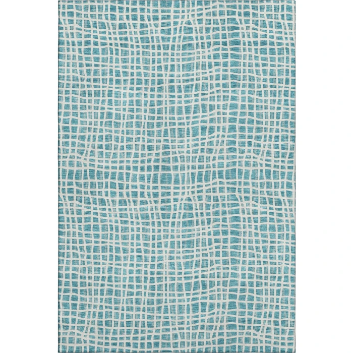 Addison Mayfield Teal AMF729 - 8ft. Round Rug