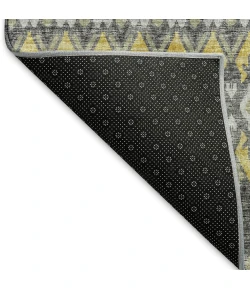 Addison Mayfield Yellow AMF72 - 8ft. Round Rug