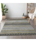 Addison Mayfield Yellow AMF72 2ft. 3in. x 7ft. 6in. Rect. Rug