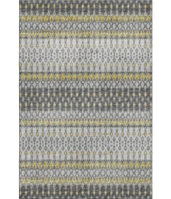 Addison Mayfield Yellow AMF72 - 8ft. Round Rug
