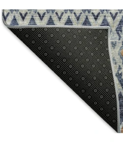 Addison Mayfield Blue AMF72 - 8ft. Round Rug