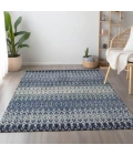 Addison Mayfield Blue AMF72 - 8ft. Round Rug