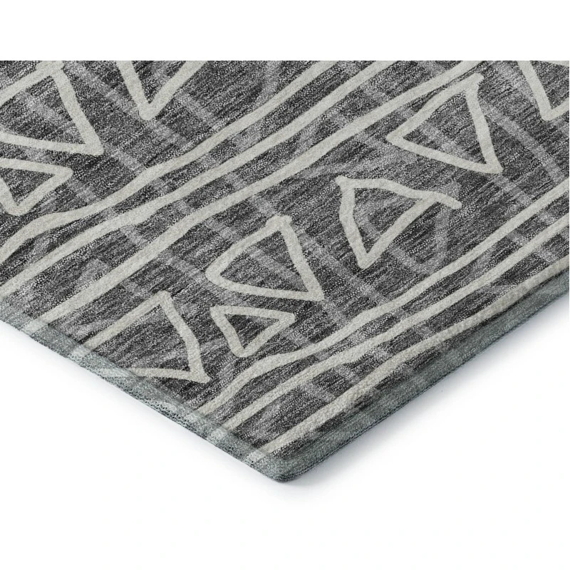 Addison Mayfield Gray AMF730 - 8ft. Round Rug