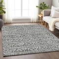 Addison Mayfield Gray AMF730 - 8ft. Round Rug