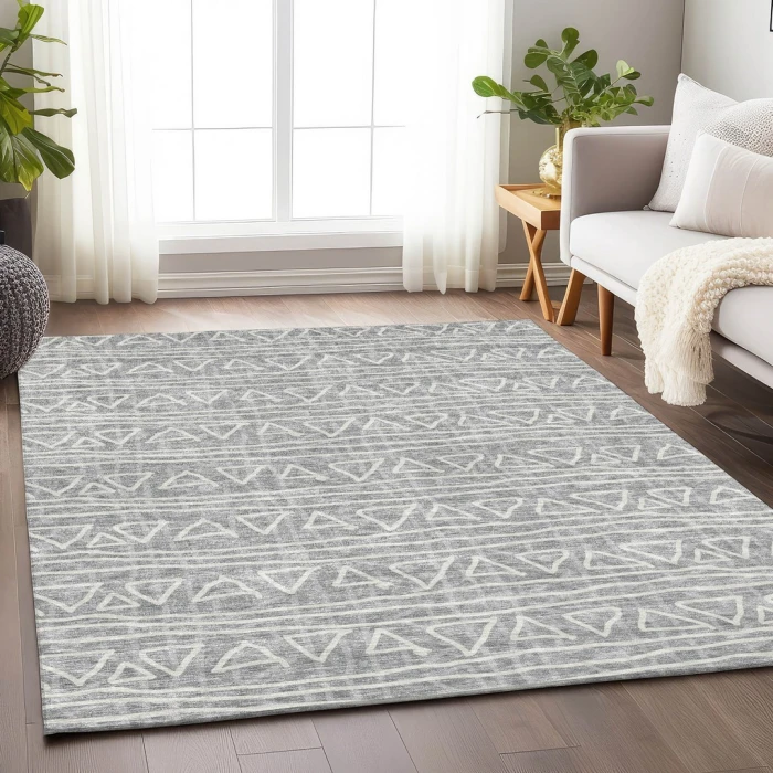 Addison Mayfield Gray AMF730 9ft. x 12ft. Rect. Rug