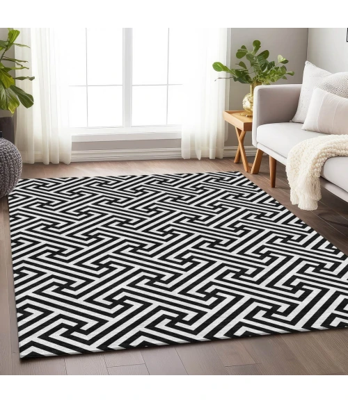 Addison Mayfield Black AMF731 5ft. x 7ft. 6in. Rect. Rug