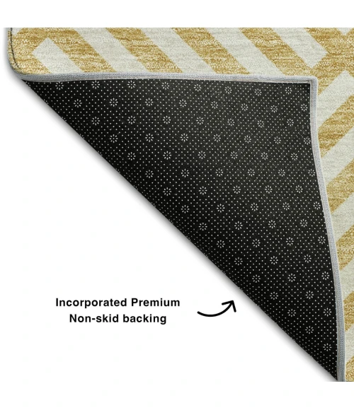 Addison Mayfield Gold AMF731 5ft. x 7ft. 6in. Rect. Rug
