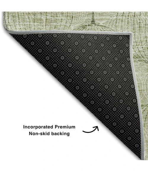 Addison Mayfield Green AMF732 - 8ft. Round Rug