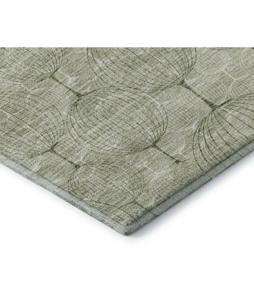 Addison Mayfield Green AMF732 - 8ft. Round Rug