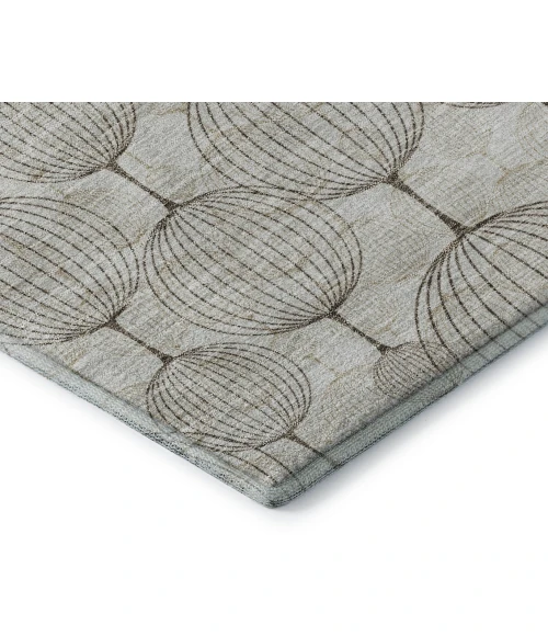Addison Mayfield Brown AMF732 - 8ft. Round Rug