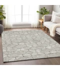 Addison Mayfield Brown AMF732 - 8ft. Round Rug