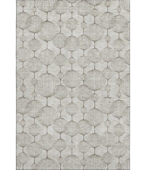 Addison Mayfield Brown AMF732 - 8ft. Round Rug