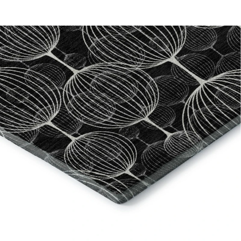 Addison Mayfield Black AMF732 5ft. x 7ft. 6in. Rect. Rug