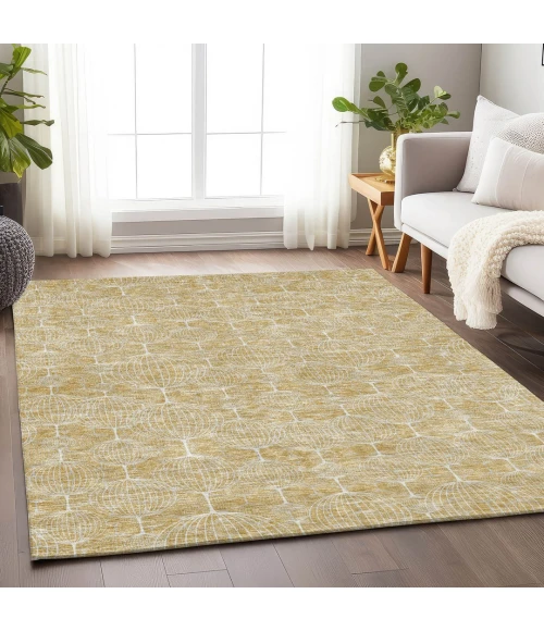 Addison Mayfield Gold AMF732 2ft. 3in. x 7ft. 6in. Rect. Rug