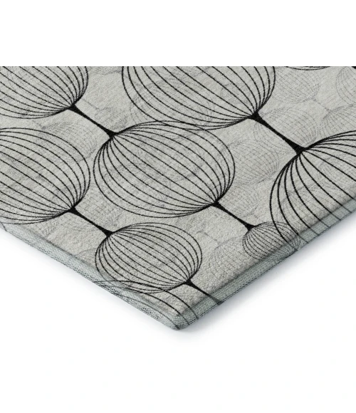 Addison Mayfield Gray AMF732 - 8ft. Round Rug