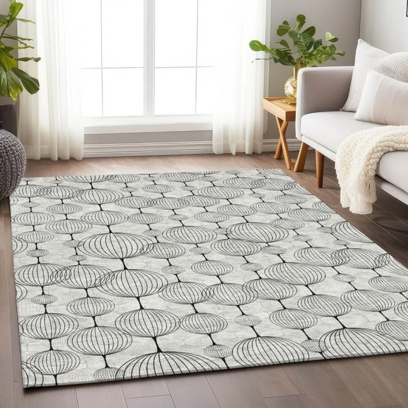 Addison Mayfield Gray AMF732 - 8ft. Round Rug