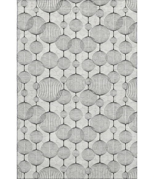 Addison Mayfield Gray AMF732 - 8ft. Round Rug