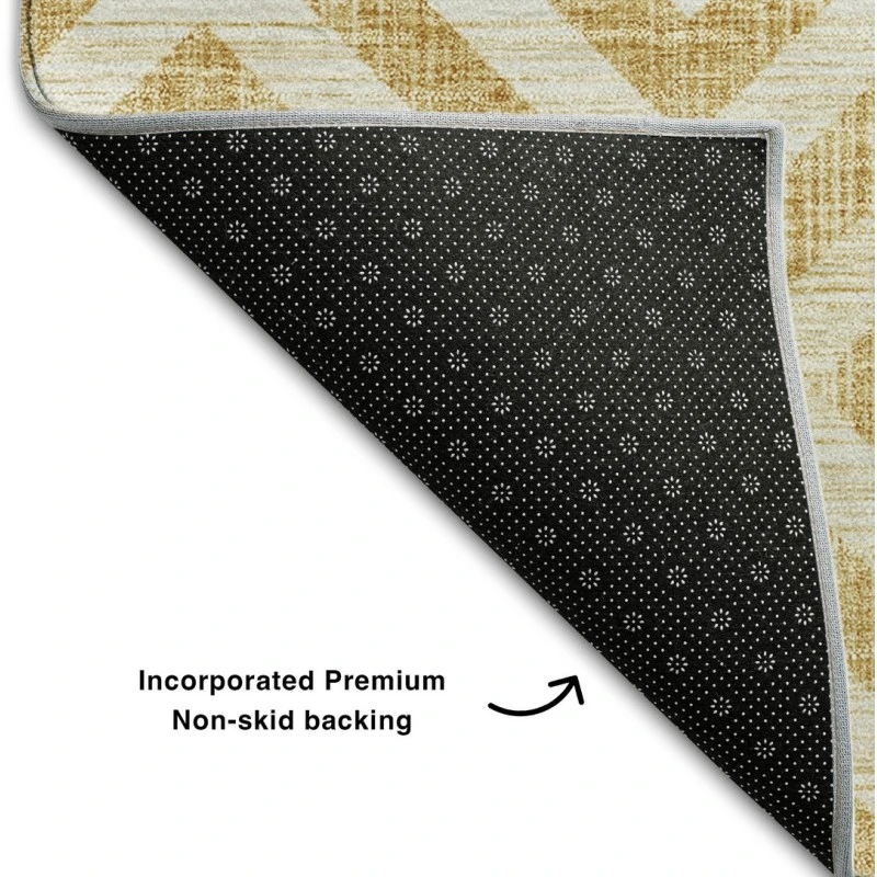 Addison Mayfield Gold AMF733 2ft. 3in. x 7ft. 6in. Rect. Rug