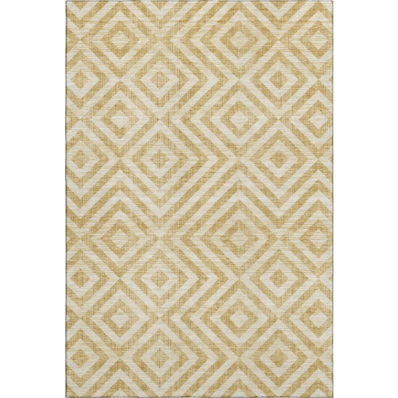 Addison Mayfield Gold AMF733 2ft. 3in. x 7ft. 6in. Rect. Rug