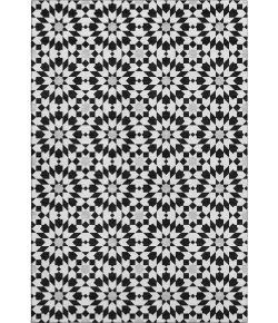 Addison Mayfield Black AMF734 - 8ft. Round Rug