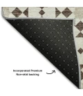 Addison Mayfield Brown AMF734 - 8ft. Round Rug