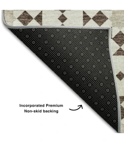 Addison Mayfield Brown AMF734 - 8ft. Round Rug