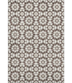 Addison Mayfield Brown AMF734 - 8ft. Round Rug