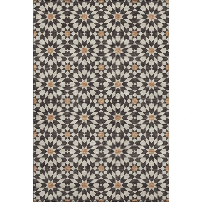 Addison Mayfield Gray AMF734 - 8ft. Round Rug