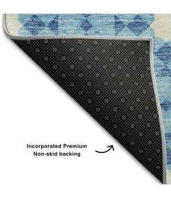 Addison Mayfield Blue AMF734 2ft. 3in. x 7ft. 6in. Rect. Rug
