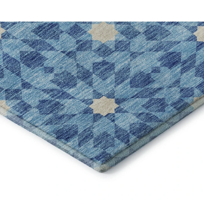 Addison Mayfield Blue AMF734 2ft. 3in. x 7ft. 6in. Rect. Rug
