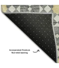 Addison Mayfield Gray AMF734 - 8ft. Round Rug