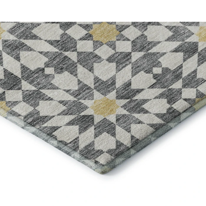 Addison Mayfield Gray AMF734 - 8ft. Round Rug
